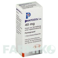 ПАНТОЗОЛ (PANTOZOL) 40 мг порошок 1 шт - Пантопразол TAKEDA