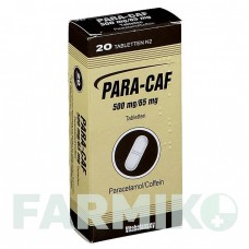 ПАРА КАФ (PARA CAF) 500 мг/65 мг таблетки 20 шт - Парацетамол, Кофеин BLANCO PHARMA