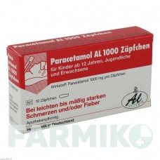 ПАРАЦЕТАМОЛ (PARACETAMOL) 1000 супозиторії 10 шт - Парацетамол ALIUD PHARMA
