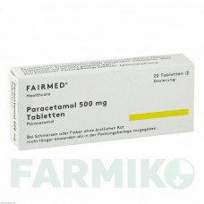 ПАРАЦЕТАМОЛ (PARACETAMOL) 500 таблетки 20 шт - Парацетамол FAIRMED HEALTHCARE
