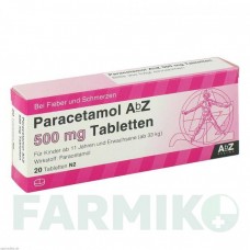 ПАРАЦЕТАМОЛ (PARACETAMOL) 500 мг таблетки 20 шт - Парацетамол ABZ PHARMA