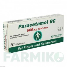 ПАРАЦЕТАМОЛ (PARACETAMOL) 500 мг таблетки 10 шт - Парацетамол BERLIN-CHEMIE