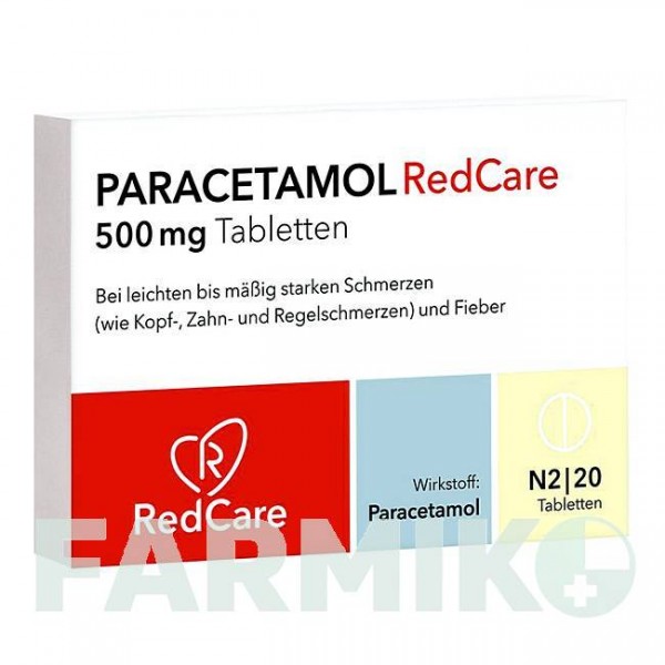 ПАРАЦЕТАМОЛ (PARACETAMOL) 500 мг таблетки 20 шт - Парацетамол IVC PRAGEN