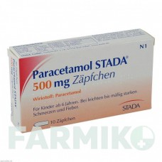 ПАРАЦЕТАМОЛ (PARACETAMOL) 500 мг супозиторії 10 шт - Парацетамол STADA