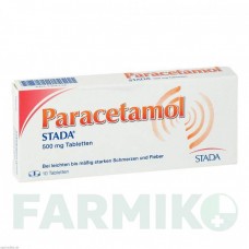 ПАРАЦЕТАМОЛ (PARACETAMOL) 500 мг таблетки 10 шт - Парацетамол STADA