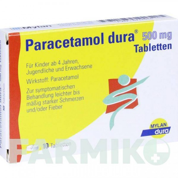ПАРАЦЕТАМОЛ (PARACETAMOL) 500 мг таблетки 10 шт - Парацетамол VIATRIS