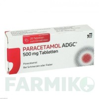 ПАРАЦЕТАМОЛ (PARACETAMOL) 500 мг таблетки 20 шт - Парацетамол ZENTIVA