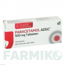 ПАРАЦЕТАМОЛ (PARACETAMOL) 500 мг таблетки 20 шт - Парацетамол ZENTIVA