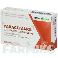 ПАРАЦЕТАМОЛ (PARACETAMOL) таблетки 20 шт - Парацетамол GEHE PHARMA HANDEL