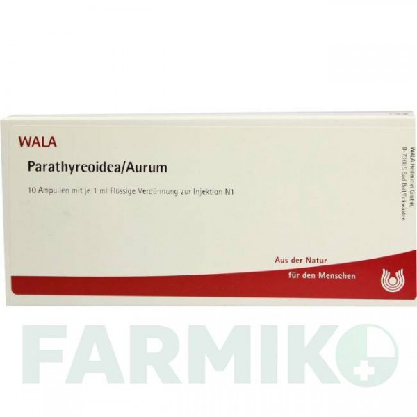 ПАРАТИРЕОИДА АУРУМ (PARATHYREOIDEA AURUM) ампулы 10x1 мл - Гомеопатия WALA HEILMITTEL