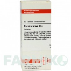 ПАРЕЙРА БРАВА (PAREIRA BRAVA) D 4 таблетки 80 шт - Гомеопатия DHU