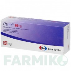 ПАРИЕТ (PARIET) 20 мг таблетки 98 шт - Рабепразол EISAI