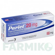 ПАРИЕТ (PARIET) 20 мг таблетки 98 шт - Рабепразол KOHLPHARMA