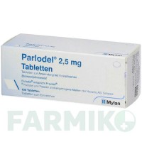ПАРЛОДЕЛ (PARLODEL) 2,5 мг таблетки 100 шт - Бромокриптин KOHLPHARMA