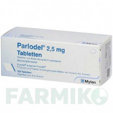 ПАРЛОДЕЛ (PARLODEL) 2,5 мг таблетки 100 шт - Бромокриптин KOHLPHARMA