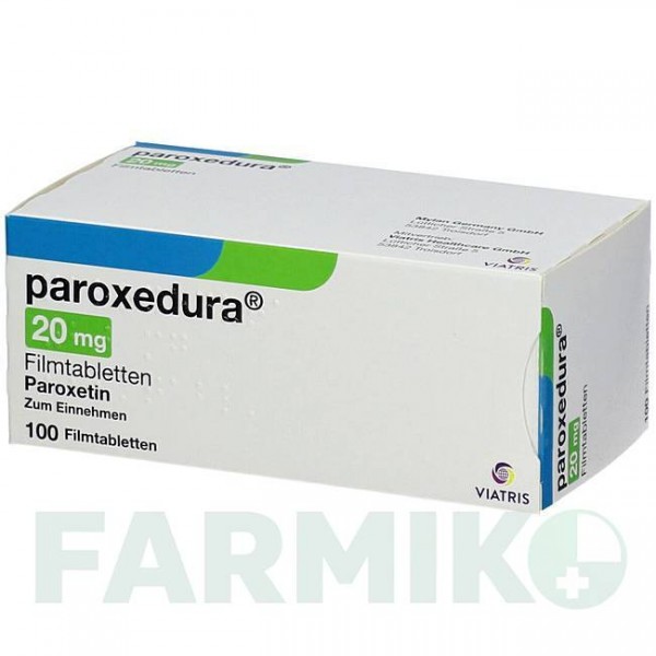 ПАРОКСЕДУРА (PAROXEDURA) 20 мг таблетки 100 шт - Пароксетин VIATRIS