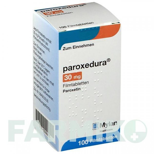 ПАРОКСЕДУРА (PAROXEDURA) 30 мг таблетки 100 шт - Пароксетин VIATRIS