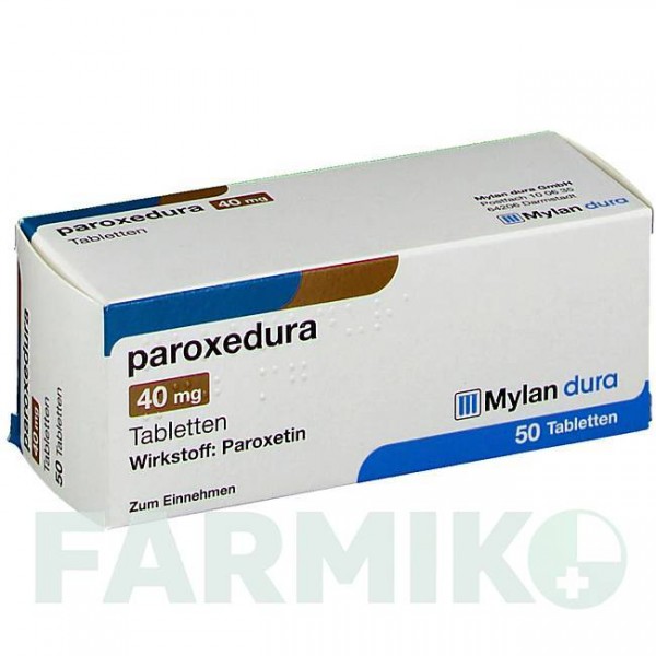 ПАРОКСЕДУРА (PAROXEDURA) 40 мг таблетки 50 шт - Пароксетин VIATRIS