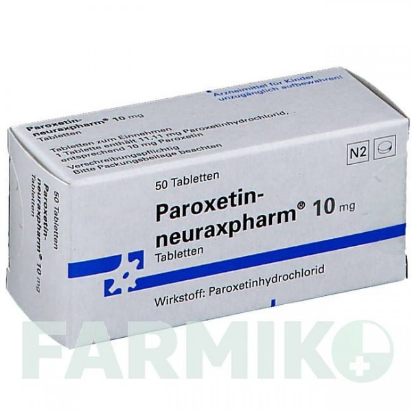 ПАРОКСЕТИН (PAROXETIN) 10 мг таблетки 50 шт - Пароксетин NEURAXPHARM