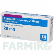 ПАРОКСЕТИН (PAROXETIN) 20 мг таблетки 20 шт - Пароксетин 1 A PHARMA