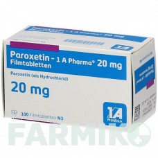 ПАРОКСЕТИН (PAROXETIN) 20 мг таблетки 100 шт - Пароксетин 1 A PHARMA