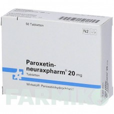 ПАРОКСЕТИН (PAROXETIN) 20 мг таблетки 50 шт - Пароксетин NEURAXPHARM