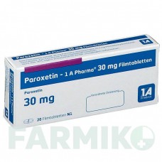 ПАРОКСЕТИН (PAROXETIN) 30 мг таблетки 20 шт - Пароксетин 1 A PHARMA