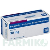 ПАРОКСЕТИН (PAROXETIN) 30 мг таблетки 50 шт - Пароксетин 1 A PHARMA