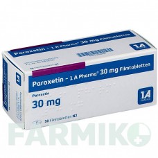 ПАРОКСЕТИН (PAROXETIN) 30 мг таблетки 50 шт - Пароксетин 1 A PHARMA