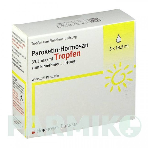 ПАРОКСЕТИН (PAROXETIN) 33,1 мг/мл краплі 55,5 мл - Пароксетин HORMOSAN PHARMA
