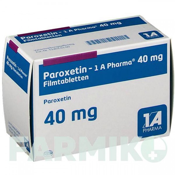 ПАРОКСЕТИН (PAROXETIN) 40 мг таблетки 50 шт - Пароксетин 1 A PHARMA