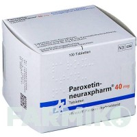 ПАРОКСЕТИН (PAROXETIN) 40 мг таблетки 20 шт - Пароксетин NEURAXPHARM
