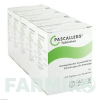 ПАСКАЛЛЕРГ (PASCALLERG) таблетки 500 шт - Гомеопатія PASCOE