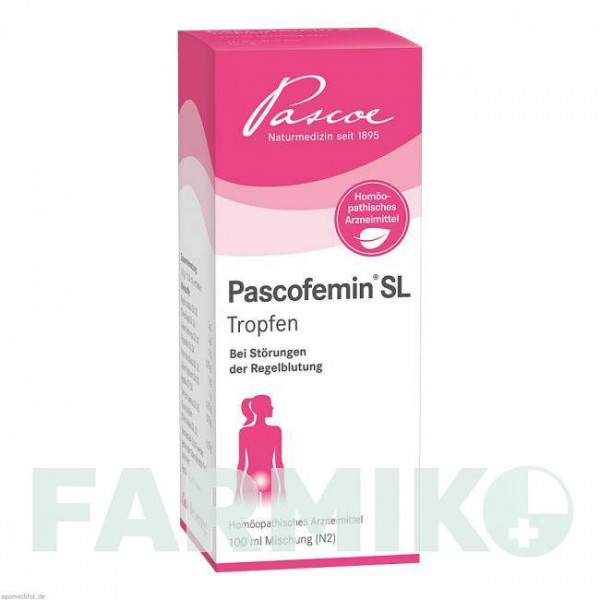 ПАСКОФЕМИН (PASCOFEMIN) капли 100 мл - Гомеопатия PASCOE