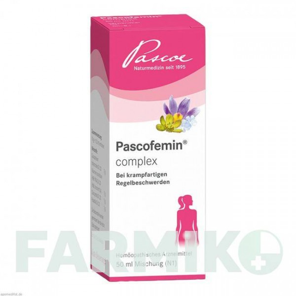 ПАСКОФЕМИН (PASCOFEMIN) смесь 50 мл - Гомеопатия PASCOE