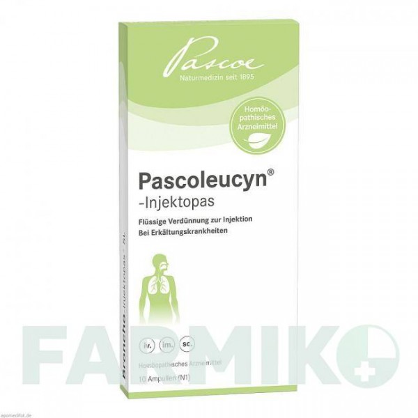 ПАСКОЛЮЦИН (PASCOLEUCYN) ампулы 10 шт - Гомеопатия PASCOE