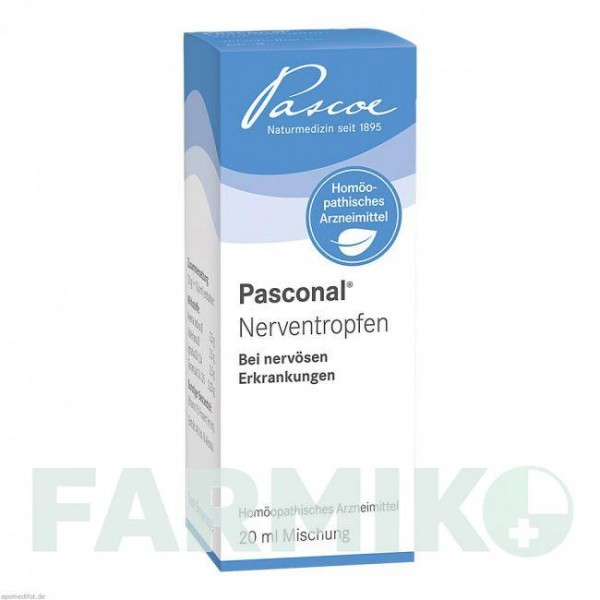 ПАСКОНАЛ (PASCONAL) краплі 20 мл - Гомеопатія PASCOE