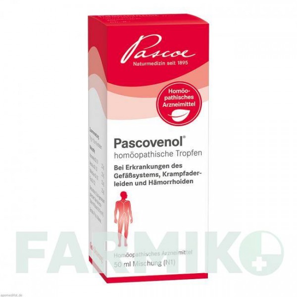 ПАСКОВЕНОЛ (PASCOVENOL) краплі 50 мл - Гомеопатія PASCOE