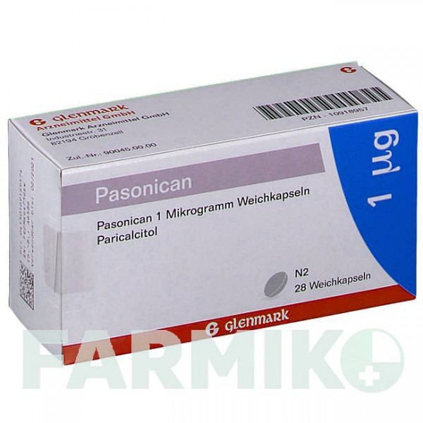 ПАСОНІКАН (PASONICAN) 1 мкг капсули 28 шт - Парікальцитол GLENMARK
