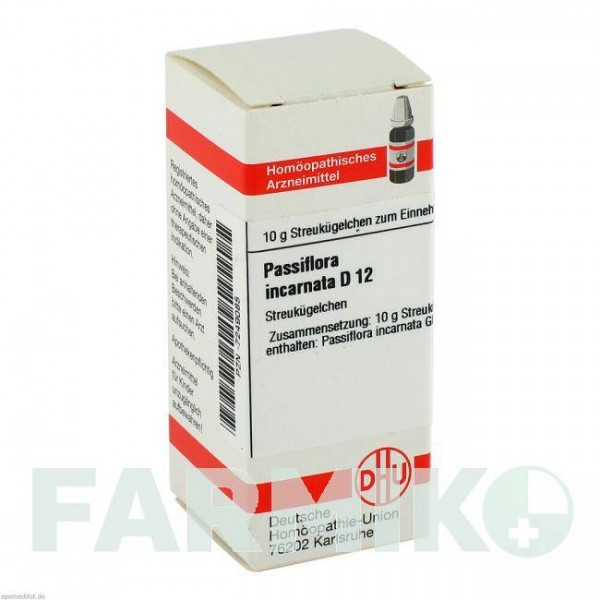 ПАССИФЛОРА ИНКАРНАТА (PASSIFLORA INCARNATA) D 12 глобули 10 г - Гомеопатия DHU