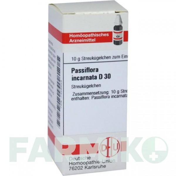 ПАССИФЛОРА ИНКАРНАТА (PASSIFLORA INCARNATA) D 30 глобули 10 г - Гомеопатия DHU
