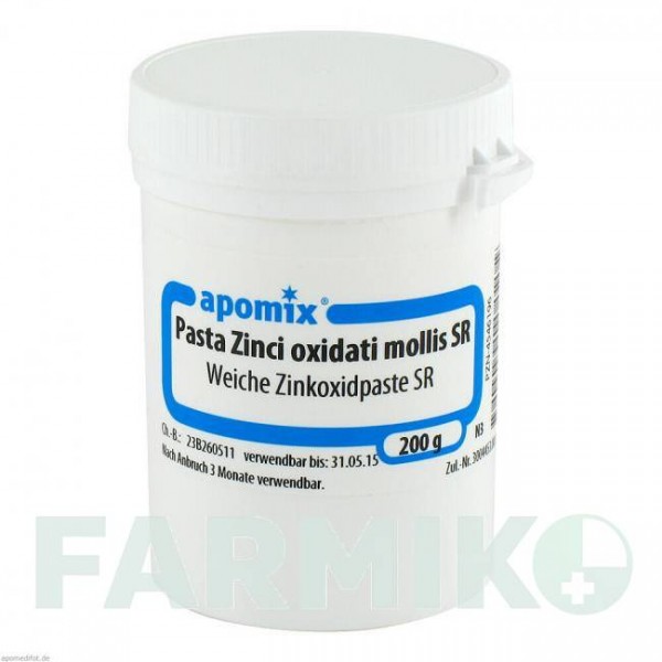 ПАСТА ЦИНЦИ (PASTA ZINCI) паста 200 г - Цинка оксид APOMIX