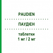 ПАУДІЄН (PAUDIEN) 1 мг/2 мг таблетки 28 шт - Дієногест, Естрадіол FARMITALIA