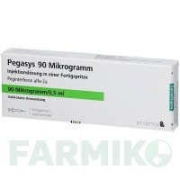 ПЕГАСИС (PEGASYS) 90 мкг розчин 1 шт - Пегінтерферон альфа-2а EURIMPHARM