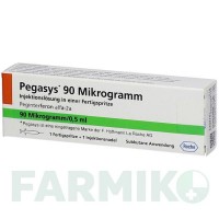 ПЕГАСИС (PEGASYS) 90 мкг раствор 1 шт - Пегинтерферон альфа-2а KOHLPHARMA
