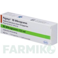 ПЕГАСИС (PEGASYS) 90 мкг раствор 1 шт - Пегинтерферон альфа-2а ORIFARM