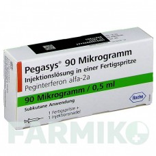 ПЕГАСИС (PEGASYS) 90 мкг раствор 1 шт - Пегинтерферон альфа-2а ZR PHARMA