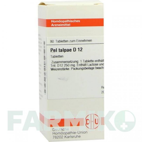 ПЕЛ ТАЛПЕ (PEL TALPAE) D 12 таблетки 80 шт - Гомеопатия DHU