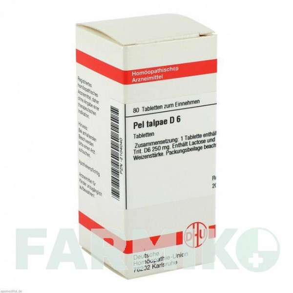 ПЕЛ ТАЛПЕ (PEL TALPAE) D 6 таблетки 80 шт - Гомеопатия DHU