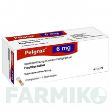 ПЕЛГРАЗ (PELGRAZ) 6 мг розчин 1 шт - Пегфілграстим ACCORD HEALTHCARE